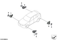 66209472236-Ultrasonic sensor gray