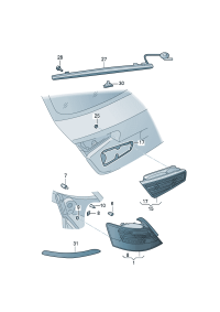 8V4945091-LED taillight