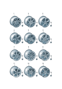 83G601025C-Wheel rim-aluminium alloy