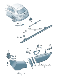 83A945091-LED taillight