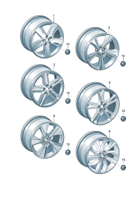80D601025D-Wheel rim-aluminium alloy  Colour code: