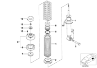 37121091411-Shock absorber rr lh
