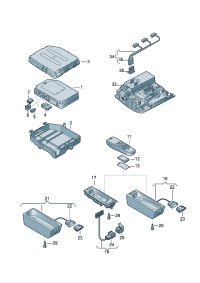 4E0910333F-Control unit, for telephone F 4E-7-000 001