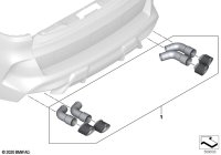 18302464501-Boot kit ti/carbon fiber