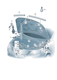 3CD823359-GAS SPRING VW TIGUAN