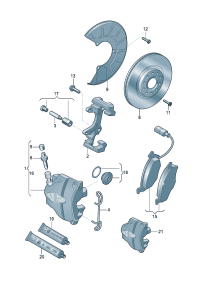 1TD615105-Brake assy-fist saddle