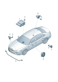 4N0959121D-SENSOR,TIRE PRESSURE-AUDI(A8)