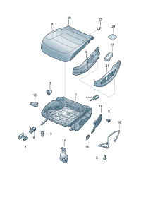 5C688131482V-Garnish assy-seat tray (ti black)