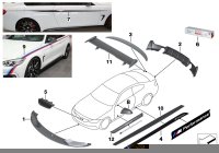 51192408993-Carbon fiber, front skirt