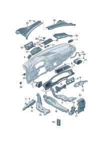 55G819706-Nozzle assy-air Glass door