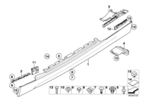51777046347-Moulding, rocker, rh/lh