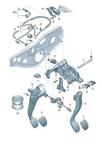 8E1721117A-Bracket, pedal