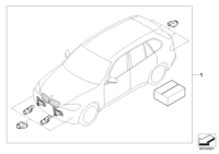 71600427311-Mounting kit parking distance warning system