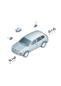 7P6919475A-Controlunit, parking D  -30.05.2011