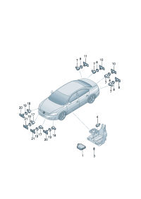 18D919475-Controlunit, parking For use with parking assist Vehicle type   D  -06.11.2017