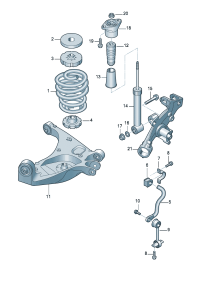 8E0511115CR-Spring, coil 1 color strip Stripe -2