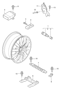 95561816013-Cont unit Tire pressure control  F 9P-6LA08 080 F 9P-6LA49 271 F 9P-6LA83 930