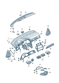 4FD857041A1CR-Panel, w/pass (dark gray)