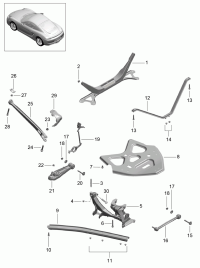 98133107104-Crossmember Deprecated parts