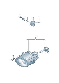 3C0941699B-Halogen fog lamp