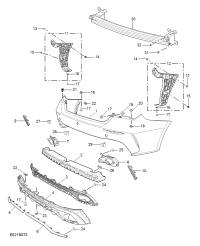 11012890-MOULDING REAR BUMPER