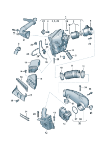 4F0133843-AIR FILTER ELMT-AUDI(A6)