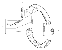 95535294500-1 set of retainer, Shoe kit  It consists of the following: Spring-tension Spring-tension