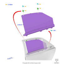GD9Z54402A34AB-S/visor assy, black, lh
