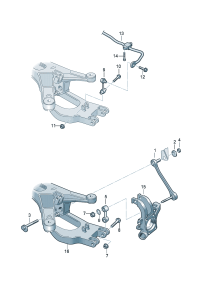 4E0505547M-ROD STRUT STABILIZER A4/A6/A7