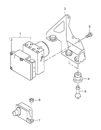 95535595502-Hydraulic unit      Deprecated parts F 9P-4LA41 344 F 9P-4LA80 585 F  9P-4LA