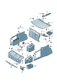 3D5868503A-DOOR FRAME MLDING/VW/PASSAT