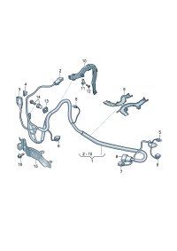 4K1971111A-Harness, for electronic control Booster-power steering  D-08.07.2019