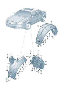 4E0821172Q-WHEEL HOUS/VW /BORA/1998
