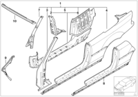 41357029222-Pillar assy-qtr rh