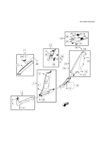 84974637-Finisher, quarter window (for rear 20200820) (including 23-27,31)
