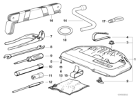71111181460-Key, spark plug