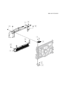 42728293-Bracket, radiator lower