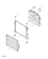 10503196-Radiator, cooling system