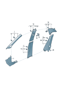 2GD867233TS4-Garnish a-pillar