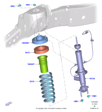 NL1Z18124S-Damper assy. (RH)