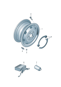 5QD601027-Wheel rim-steel
