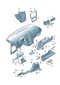 1KD857147-HDL ASSY-ROOF ASSIST FR,LH