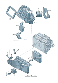 4M1820023B-Housing & evap Evaporator  D-13.12.2021