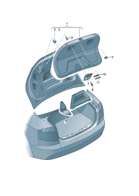 8K5867975D-Garnish, rr. hatch