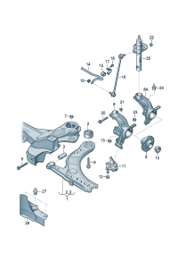 6RD407151E-Track control arm lh & rh