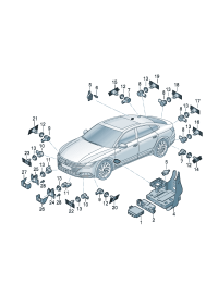 5QA919298F-Control unit, Parking assist system  D  -17.09.2018