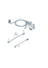 5NH971584-Harness, air bag Adapter Steering wheel