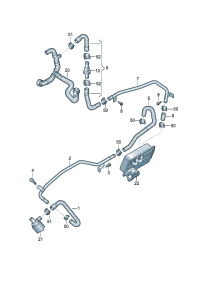 4G0121447CA-Coolant hose