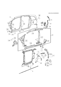 26244917-Cover, body side outer panel