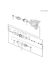 60002820-Shaft (incl 6-15,18), drive